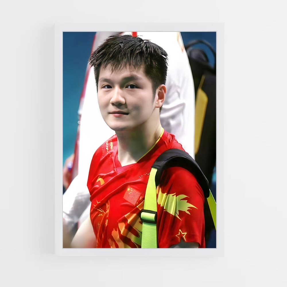 Poster Enfants de la Couleur – affiche Tennis de table (vue 3)